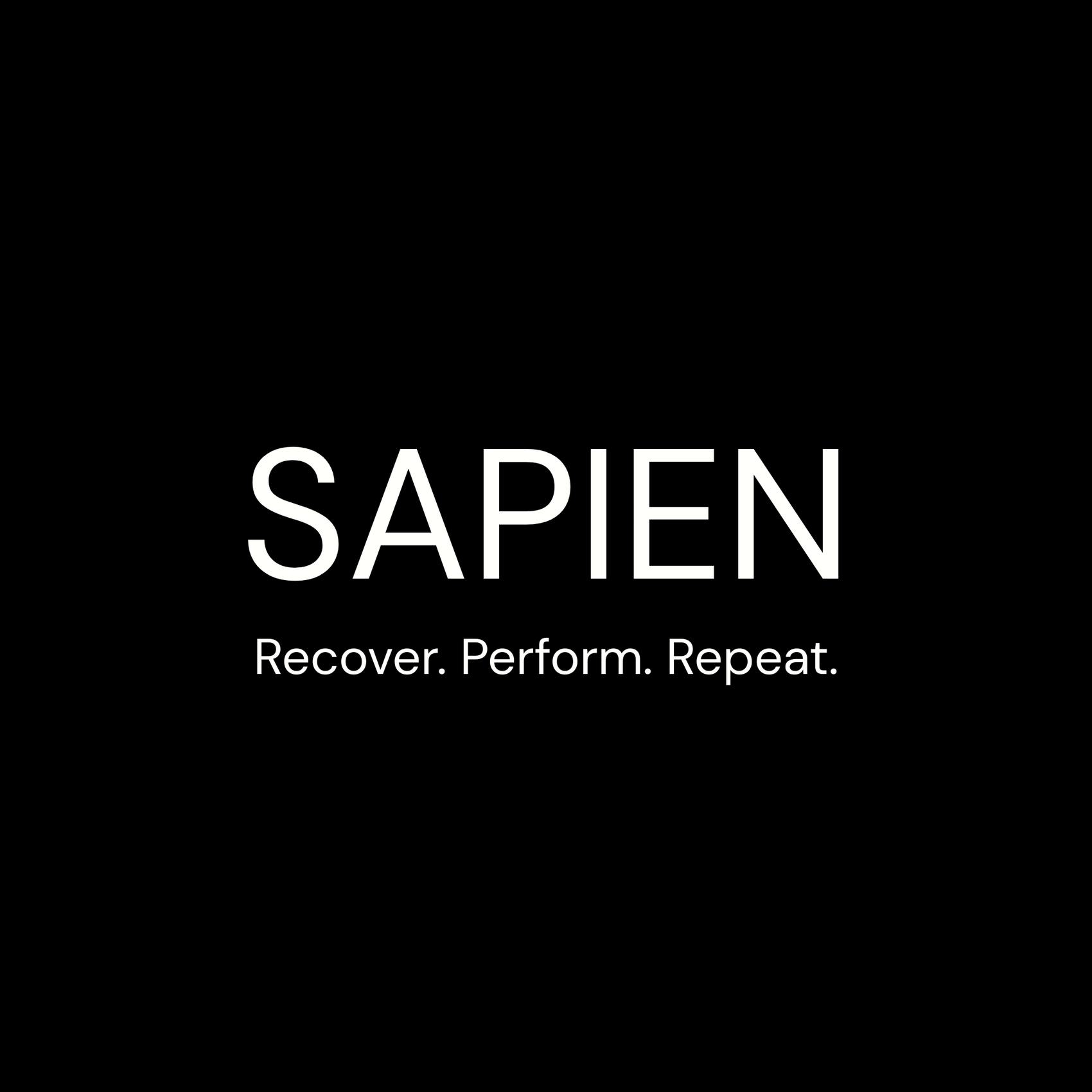 SAPIEN - Daily recovery for performance.